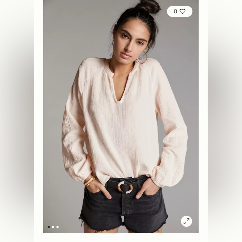 Cloth & Stone Edwina Blouse NWT